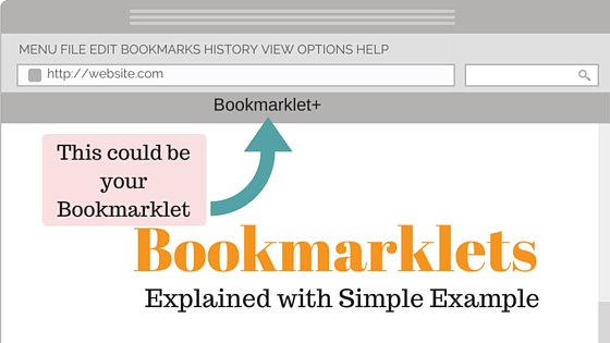 Bookmarklet explained with simple example