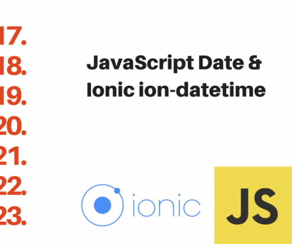 Javascript date and ionic ion-datetime